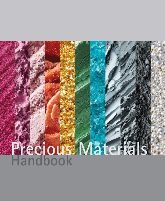The specialised book "Precious Materials Handbook" by Umicore